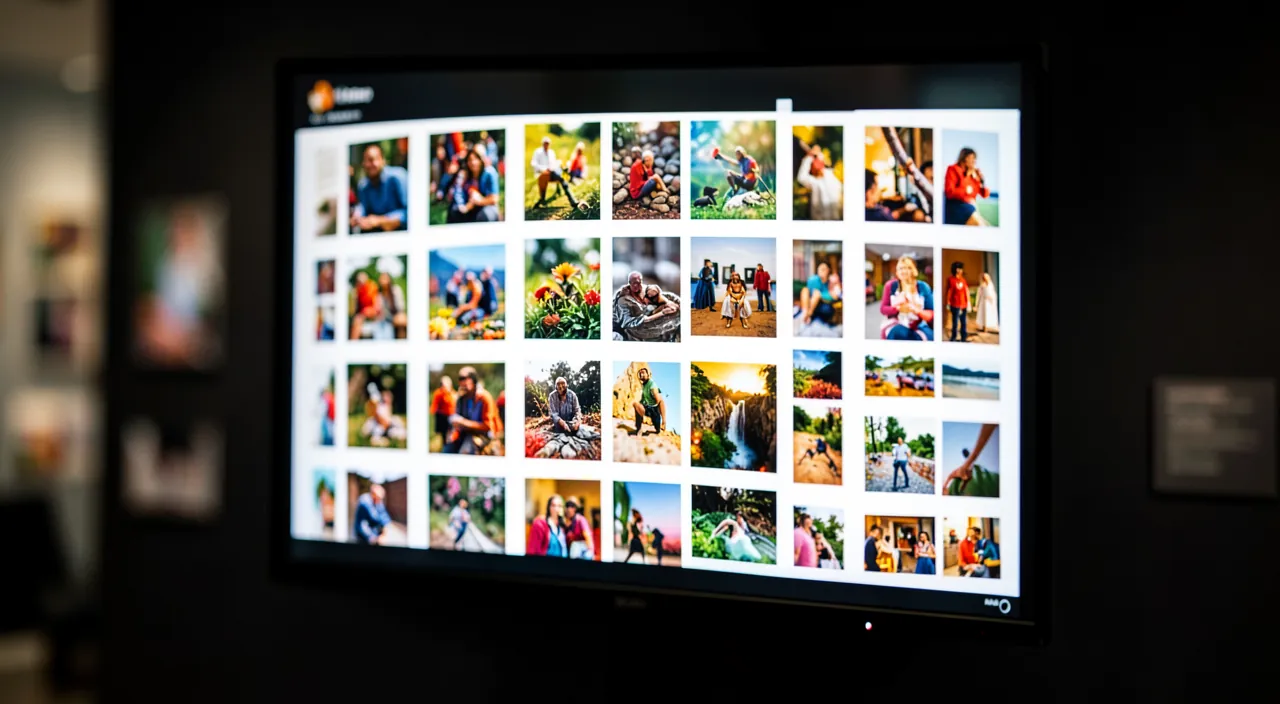 Presentar una galería de fotos cuidadosa
