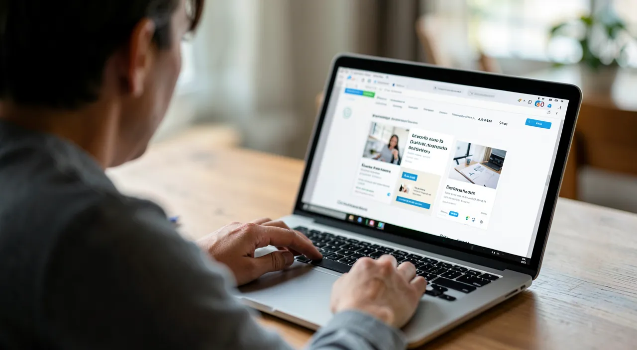 Présenter ses services sur une page dédiée
