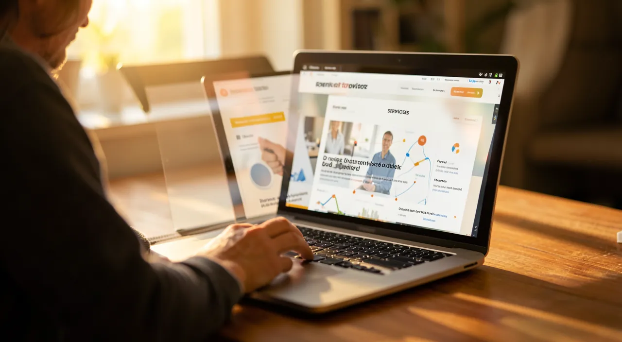Présenter ses services sur une page dédiée
