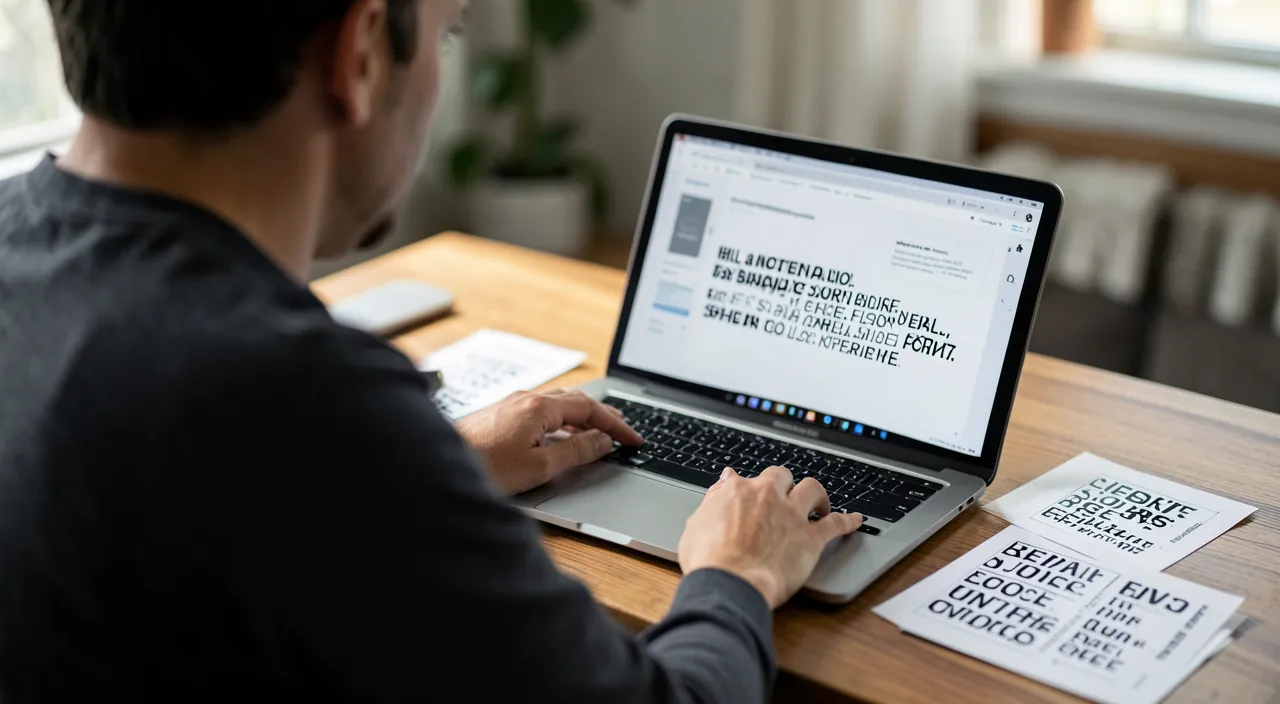 Bien choisir ses polices pour un site pro